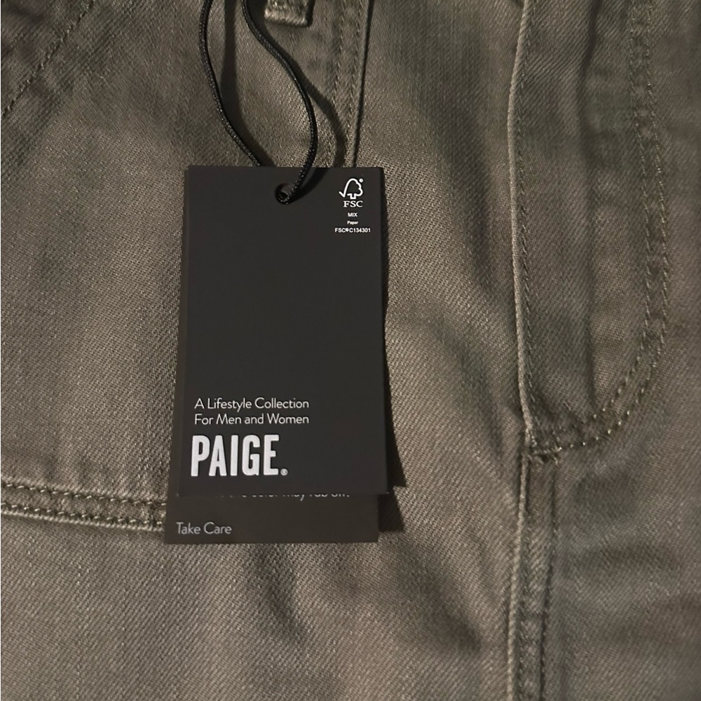 NWT Paige Mayslie Twill Skirt- Size 24 (XS)  MSRP $179 - Picture 6 of 14